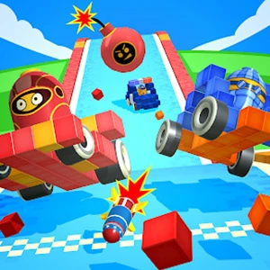 Bumper Car Demolition Race - free online game screenshot at Xicnmdu